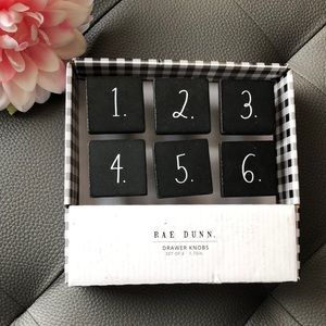 Rae Dunn drawer knobs set of 6